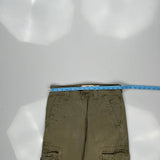 Levis Cargo Trousers - 31W 30L Khaki Cotton