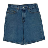 Levis Denim Shorts - 32W 10L Blue Denim