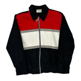 Made In USa Alfred Dunner Striped Shell Jacket - Medium Block Colour Polyester