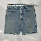 Levis Denim Shorts - 36W 9L Light Wash Cotton