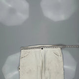 Sherwin Williams Dickies Carpenter Trousers - 36W 30L White Cotton