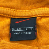 Age 12-13 Nike T-Shirt - Large Orange Cotton