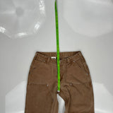 Carhartt Double Knee Carpenter Pants - 29W 31L Brown Cotton