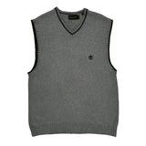 Timberland Sweater Vest - Medium Gray Cotton