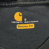 Original Fit Carhartt Long Sleeve T-Shirt - Small Grey Cotton