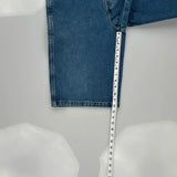 Old Navy Baggy Denim Shorts - 30W 12L Blue Denim