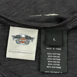 Harley Davidson Graphic T-Shirt - Large Multicoloured Cotton Blend
