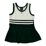 Age 3 Nike Striped Dress - 3XS Green Cotton