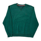 Tommy Hilfiger Sweatshirt - 2XL Green Cotton