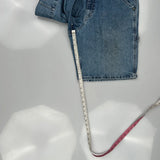 Levis Denim Shorts - 33W 10L Blue Denim