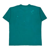 Hanes T-Shirt - XL Green Cotton Blend
