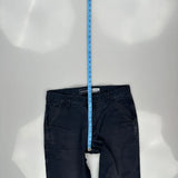 Carhartt Double Knee Carpenter Trousers - 34W 30L Navy Cotton