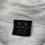 Oakley Short Sleeve Shirt - XL Grey Cotton