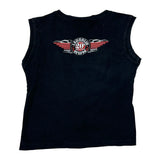 Laughlin Run 20Th Anniversary Harley Davidson Graphic Vest - Small Black Cotton