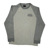 Harley Davidson Long Sleeve T-Shirt - Large Grey Cotton