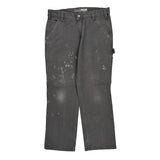 Carhartt Double Knee Carpenter Trousers - 34W 30L Grey Cotton
