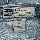 Riflessi Cargo Denim Shorts - 34W 13L Blue Cotton