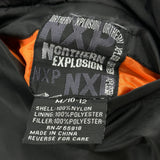 Northern Xplosion Bomber Jacket - Medium Black Nylon