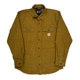 Rugged Flex Carhartt Jacket - Large Brown Cotton