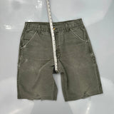 Carhartt Carpenter Shorts - 34W 11L Grey Cotton