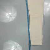 Low Levis Boot Cut Jeans - 30W UK 10 Cream Cotton