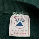 Green Bay Packers Delta Football Sweatshirt - Medium Green Cotton Blend