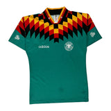 Germany Adidas Football Shirt - Small Teal Polyester