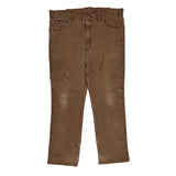 Dickies Double Knee Carpenter Trousers - 34W 31L Brown Cotton