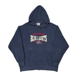 Columbus Blue Jackets Lee Sport College Hoodie - XL Blue Cotton Blend