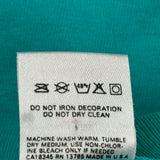 Fruit Of The Loom Single Stitch T-Shirt - Large Green Cotton