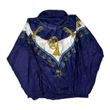 Lauren Brooke Shell Jacket - XL Blue Cotton