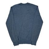 Lacoste Sweater - Medium Blue Virgin Wool