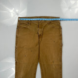 Dickies Carpenter Pants - 34W 31L Brown Cotton