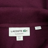 Lacoste Polo Shirt - Large Purple Cotton