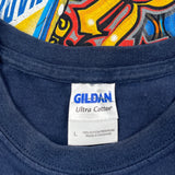 Napa Racing Gildan Graphic T-Shirt - Large Navy Cotton