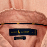 Ralph Lauren Shirt - Large Pink Cotton