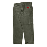 Dickies Carpenter Pants - 34W 29L Green Cotton