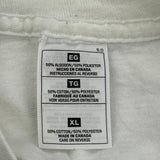 L'Héritage Anvil Single Stitch T-Shirt - XL White Cotton Blend