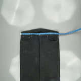 Levis 501 Jeans - 36W 33L Black Cotton