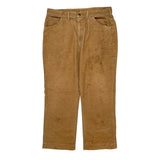 Lee Trousers - 34W 27L Brown Corduroy