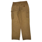 Carhartt Carpenter Pants - 32W 32L Brown Cotton