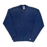 Russell Athletic Sweatshirt - XL Blue Cotton