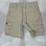 American Eagle Cargo Shorts - 36W 9L Beige Cotton
