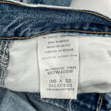 Wrangler Carpenter Jeans - 36W 32L Blue Cotton