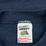 Made In USA Fruit Of The Loom Graphic Sweatshirt - Medium Navy Cotton