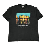 Vintage Rene Dickinson Colored Kids Hanes Single Stitch T-Shirt - XL Black Cotton