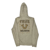 True Religion Hoodie - XL Gold Cotton Blend