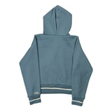 Just Do It Nike Spellout Hoodie - Medium Blue Cotton