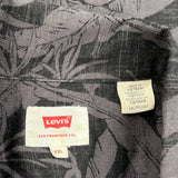 Levis Floral Hawaiian Shirt - 2XL Black Cotton