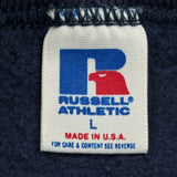 Made In USA Russell Athletic Sweatshirt - Large Navy Cotton